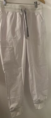 Carhartt WOMEN'S FORCE ESSENTIALS JOGGER SCRUB PANT White Sz Medium Petite